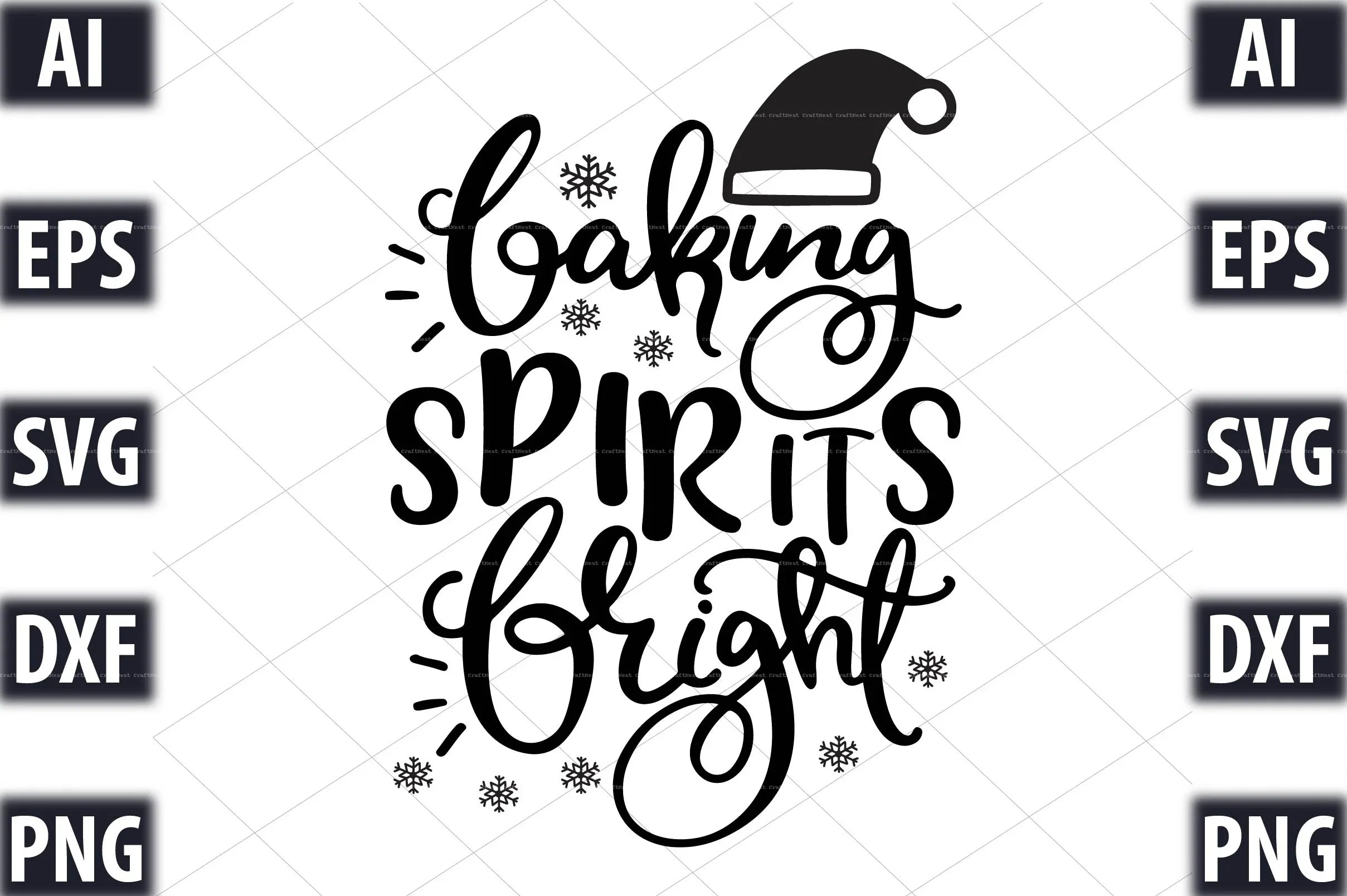 Christmas Design SVG Bundle  Pack - CraftNest - Digital Crafting and Art