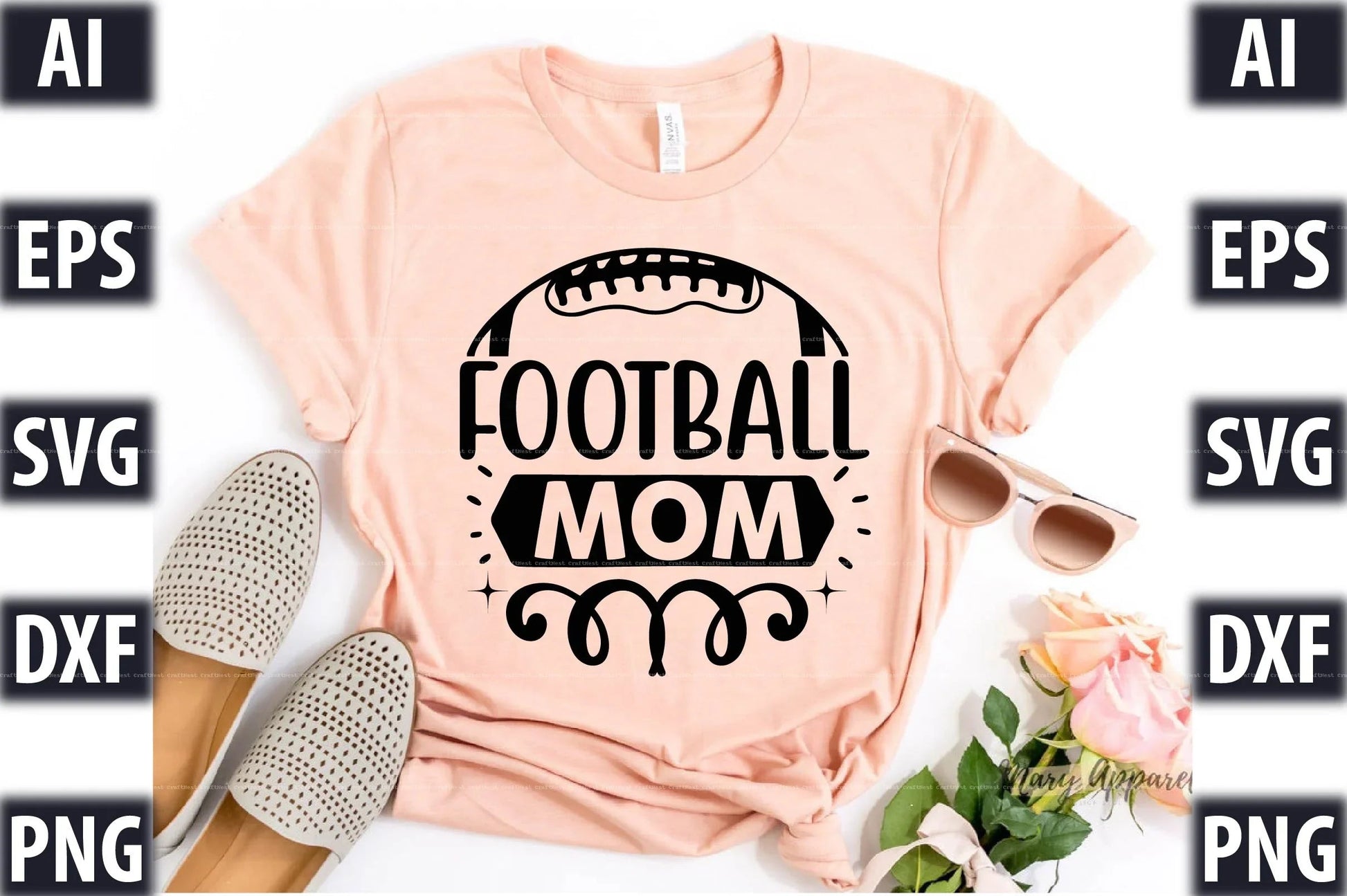 Football Design SVG Bundle 2 - CraftNest - Digital Crafting and Art