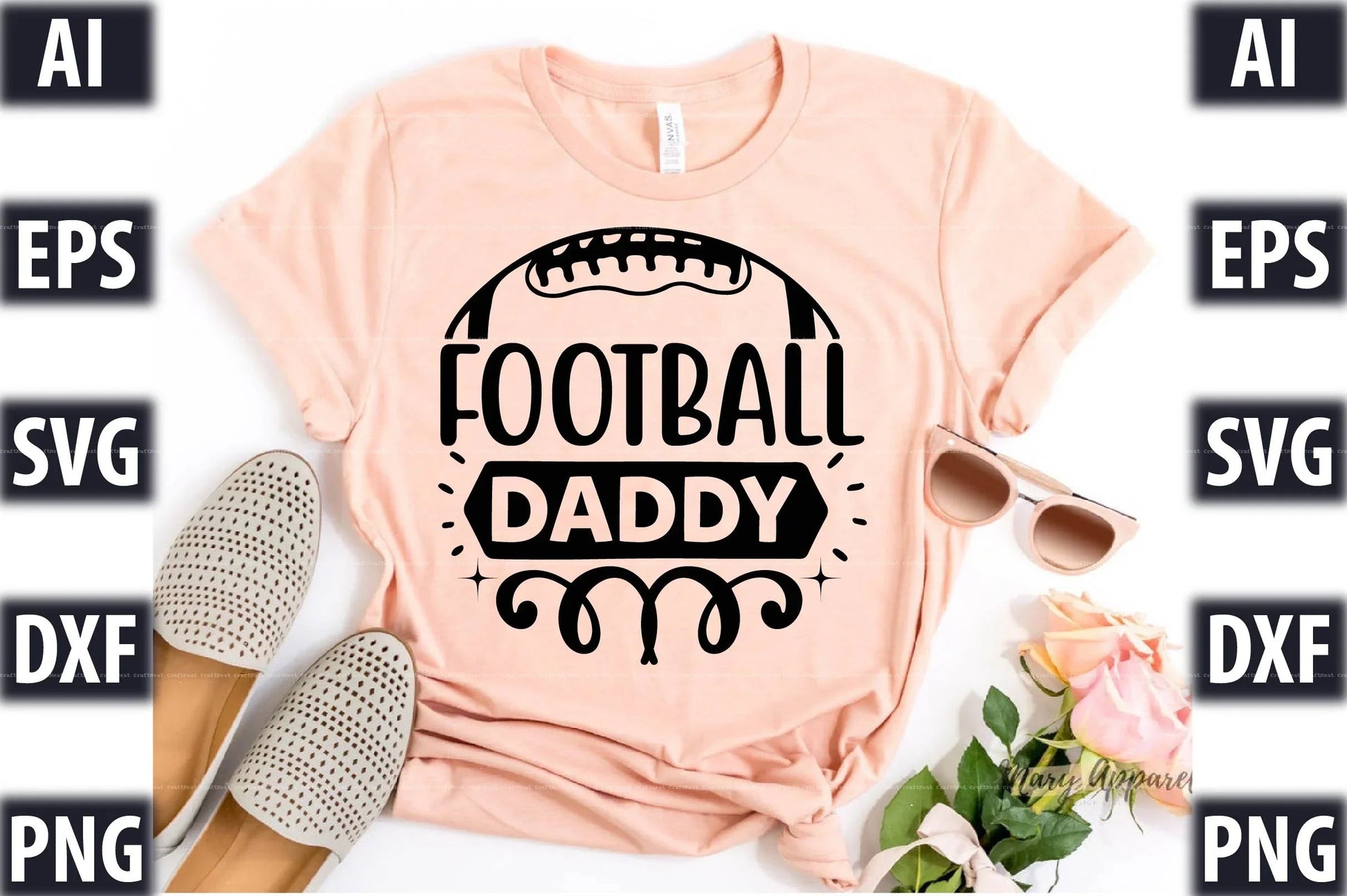 Football Design SVG Bundle 2 - CraftNest - Digital Crafting and Art
