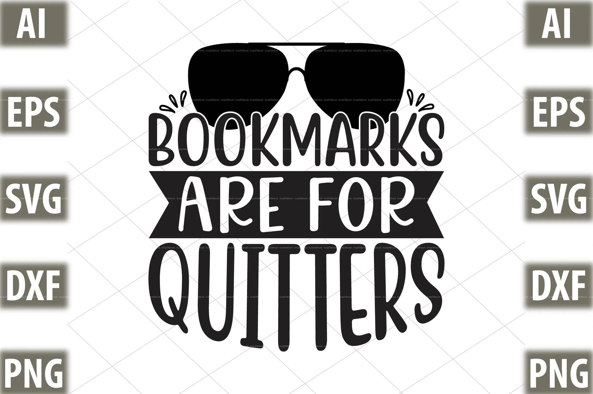 Book Lover SVG Design Bundle - CraftNest - Digital Crafting and Art