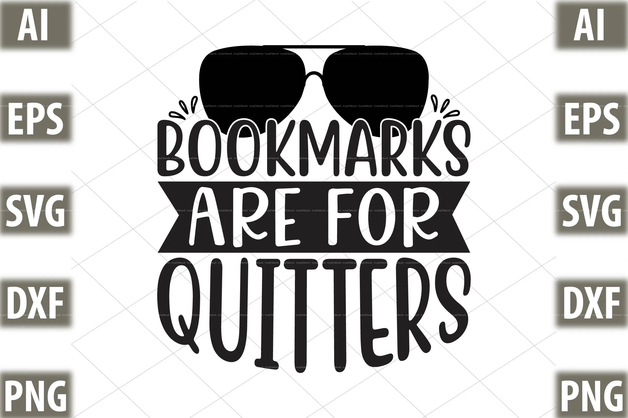 Book Lover SVG Design Bundle - CraftNest - Digital Crafting and Art