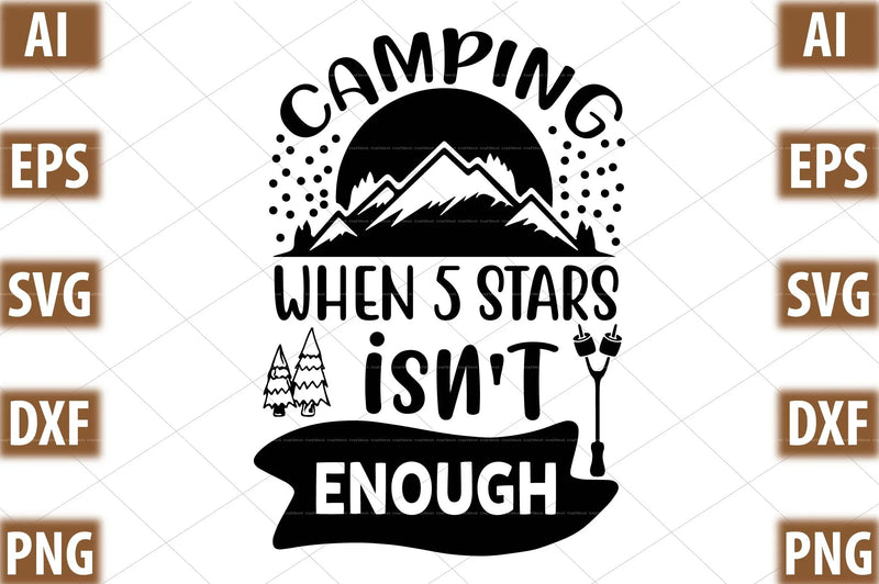 Camping Design SVG Bundle 1 - CraftNest - Digital Crafting and Art