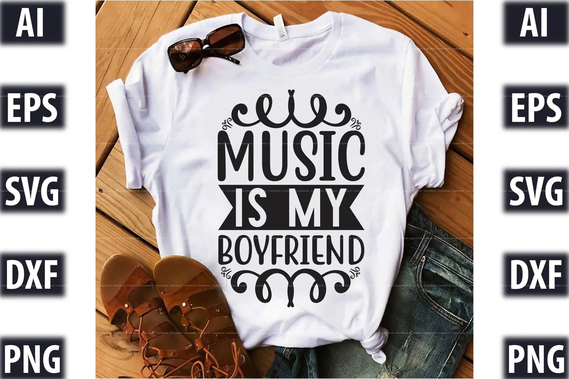 Music Design SVG Bundle - CraftNest - Digital Crafting and Art