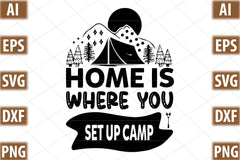Camping Design SVG Bundle 1 - CraftNest - Digital Crafting and Art