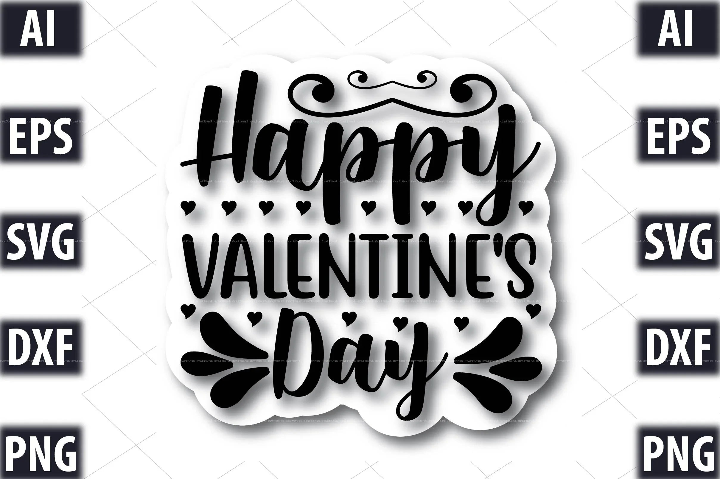 Valentine's Day Stitcher SVG Bundle