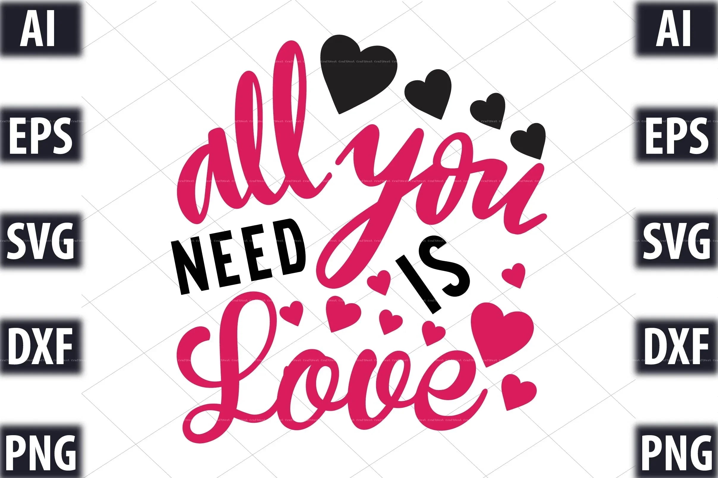Valentine's Day SVG Design Bundle