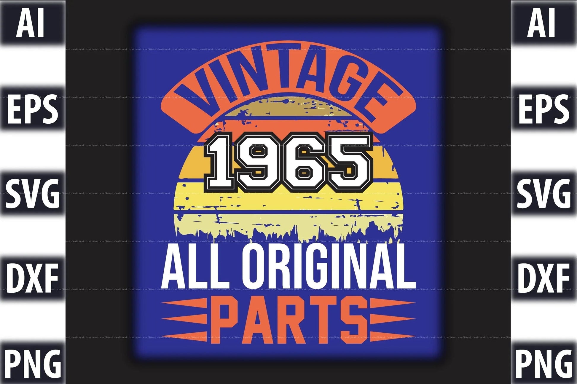Vintage T-Shirt Design SVG Bundle 2 - CraftNest - Digital Crafting and Art