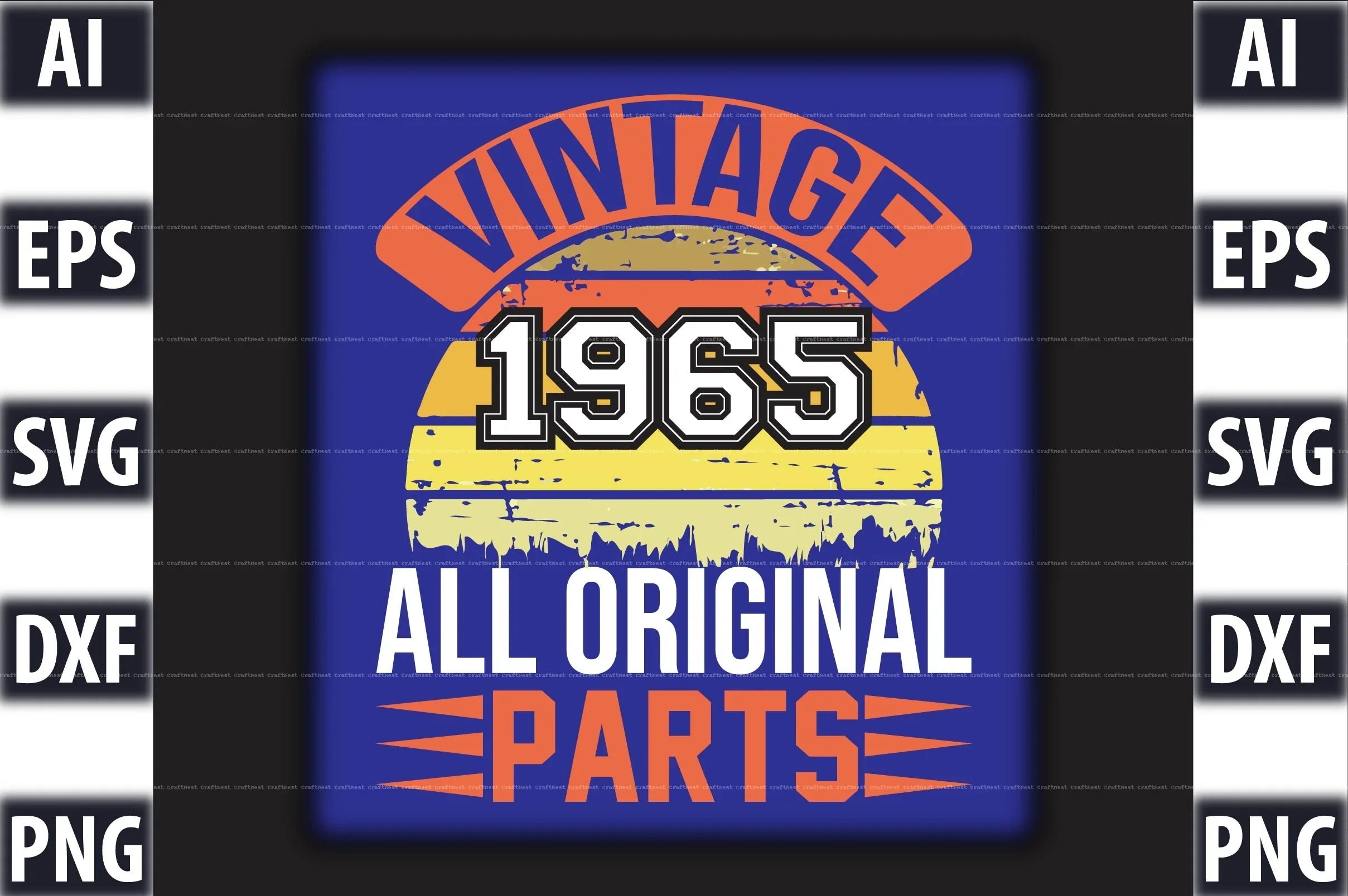 Vintage T-Shirt Design SVG Bundle 2 - CraftNest - Digital Crafting and Art