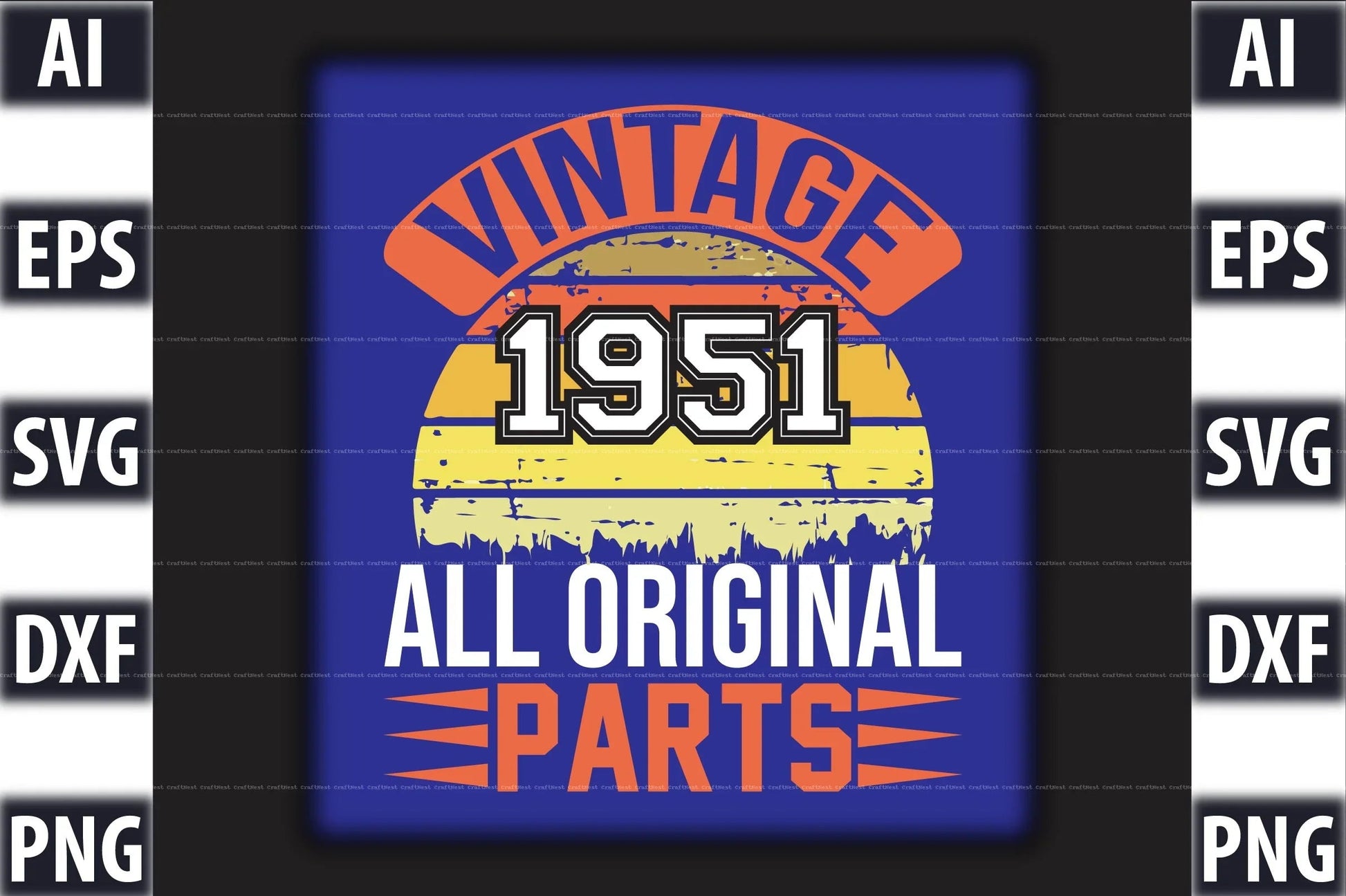 Vintage T-Shirt Design SVG Bundle 2 - CraftNest - Digital Crafting and Art