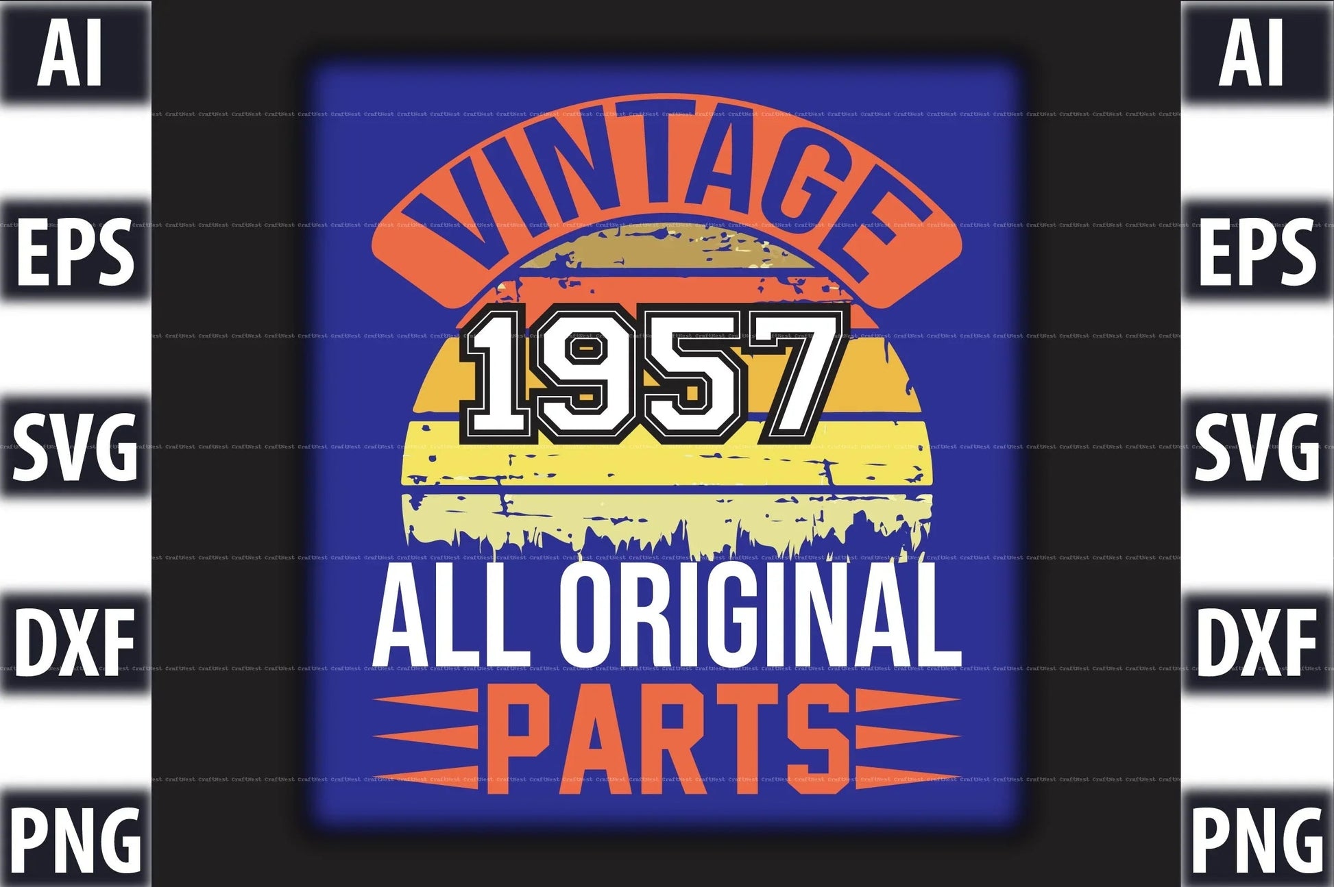 Vintage T-Shirt Design SVG Bundle 2 - CraftNest - Digital Crafting and Art