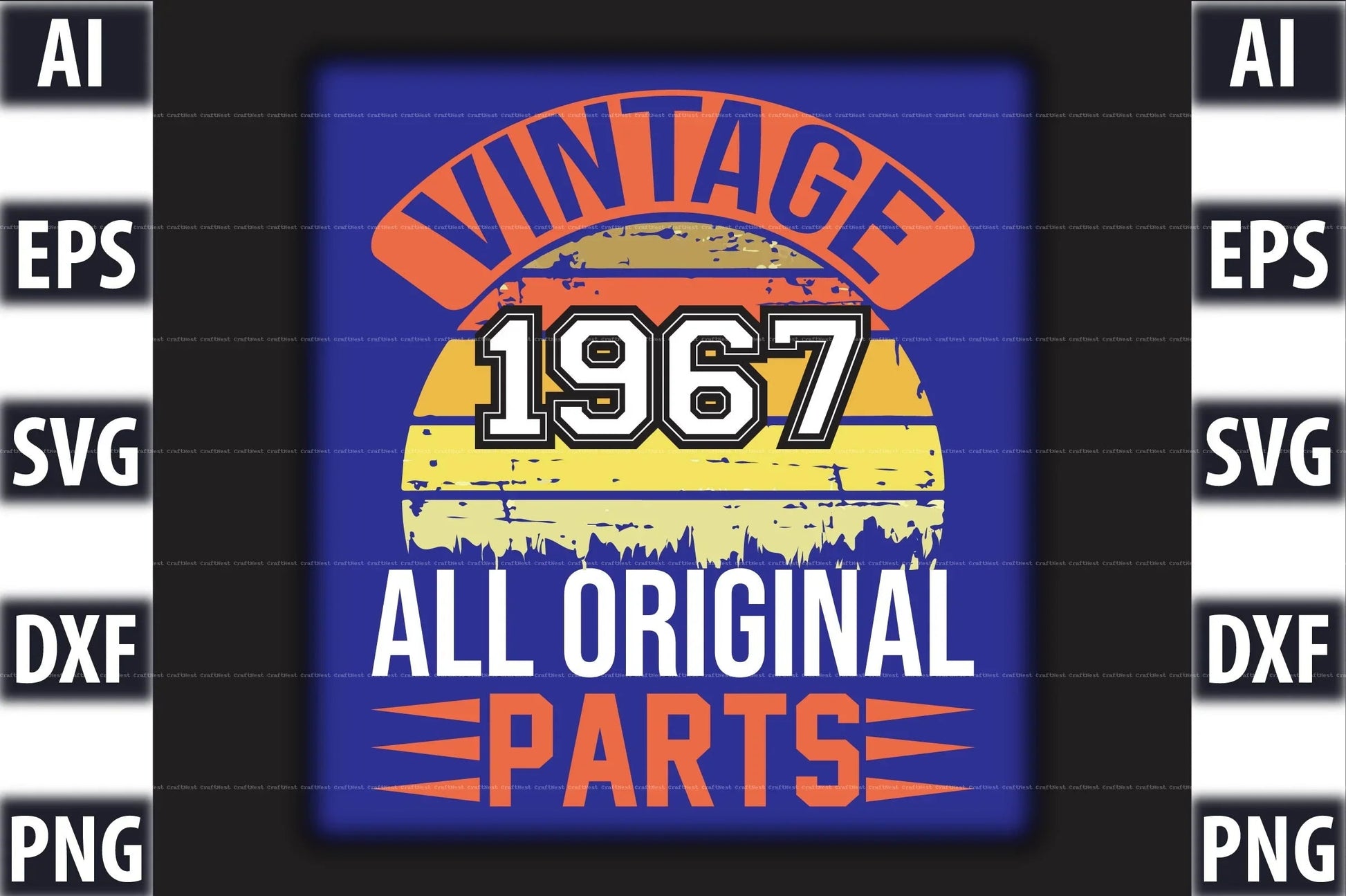 Vintage T-Shirt Design SVG Bundle 2 - CraftNest - Digital Crafting and Art