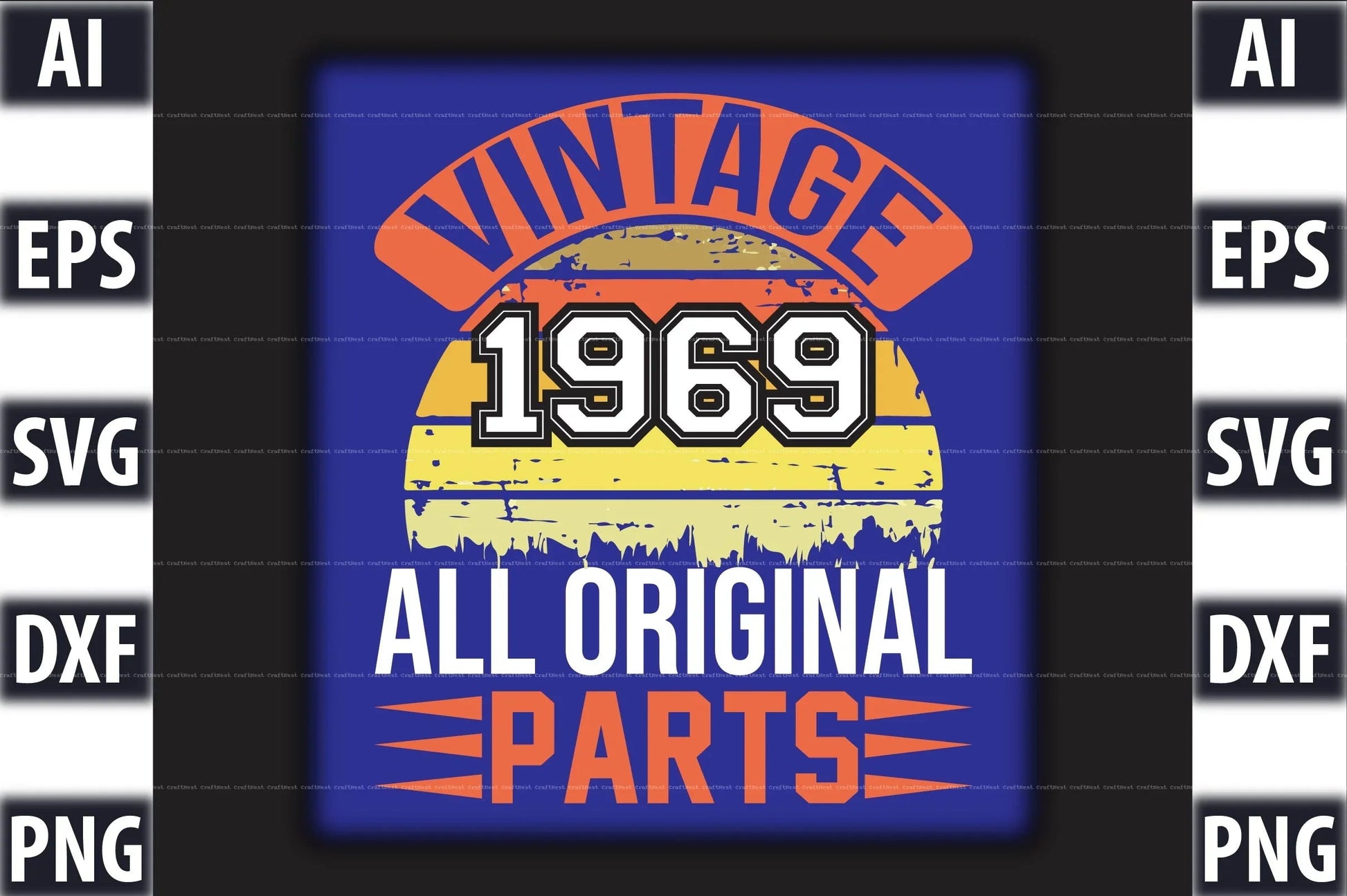 Vintage T-Shirt Design SVG Bundle 2 - CraftNest - Digital Crafting and Art
