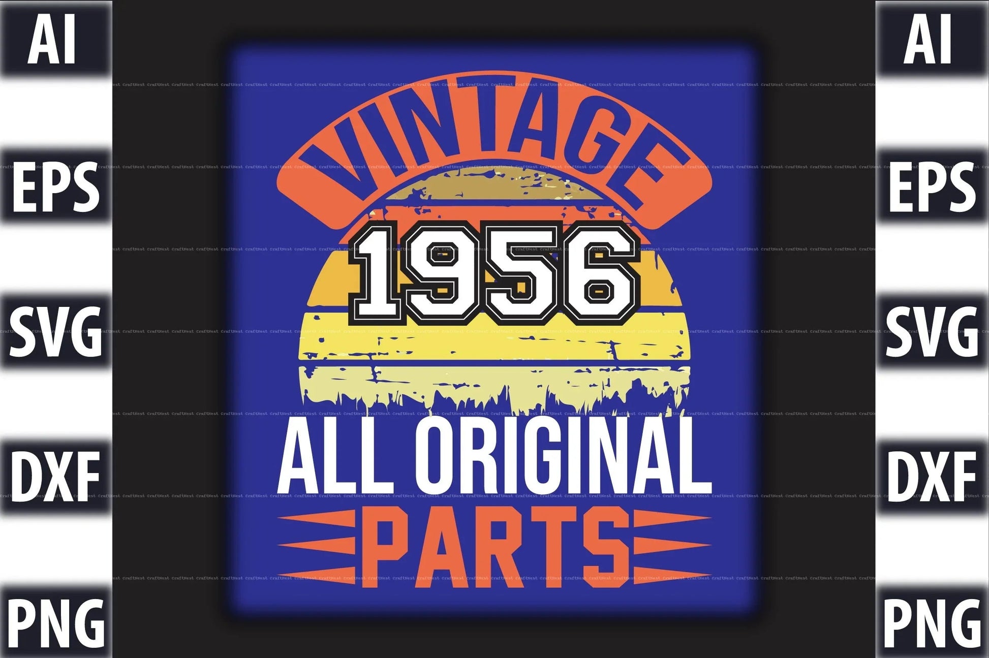 Vintage T-Shirt Design SVG Bundle 2 - CraftNest - Digital Crafting and Art