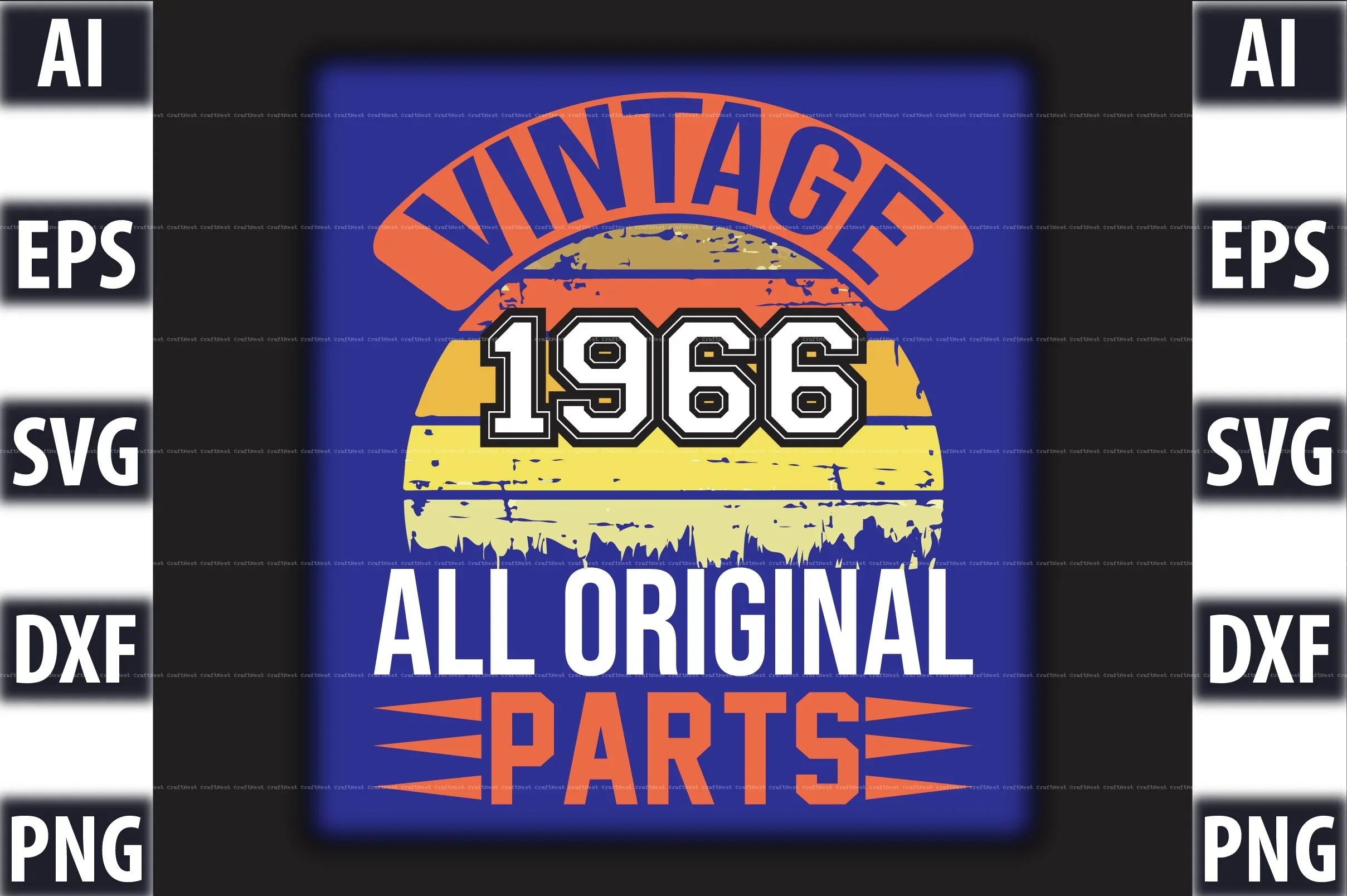 Vintage T-Shirt Design SVG Bundle 2 - CraftNest - Digital Crafting and Art