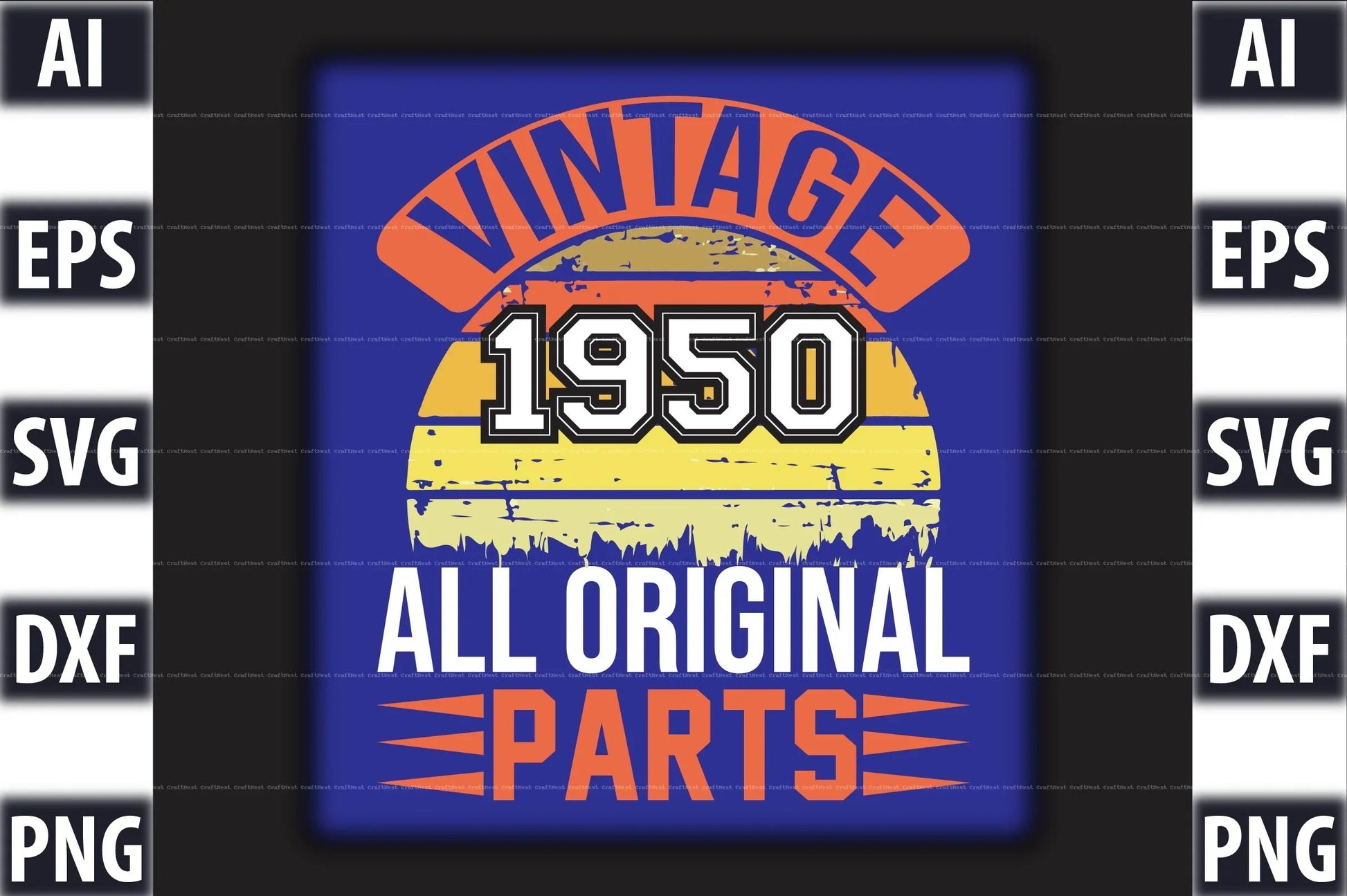 Vintage T-Shirt Design SVG Bundle 2 - CraftNest - Digital Crafting and Art