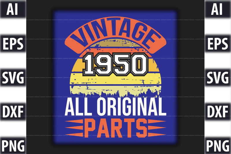 Vintage T-Shirt Design SVG Bundle 2 - CraftNest - Digital Crafting and Art