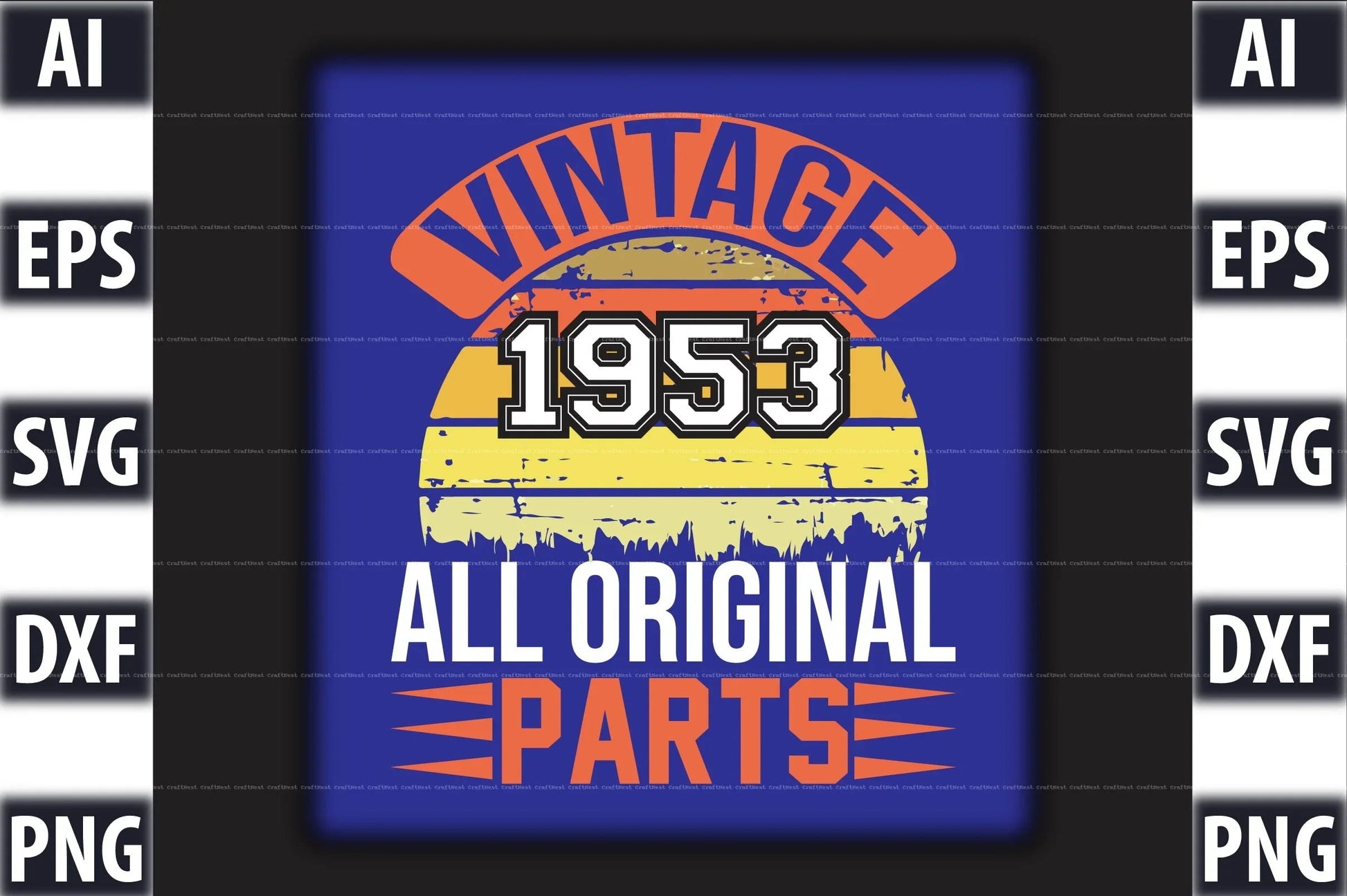 Vintage T-Shirt Design SVG Bundle 2 - CraftNest - Digital Crafting and Art