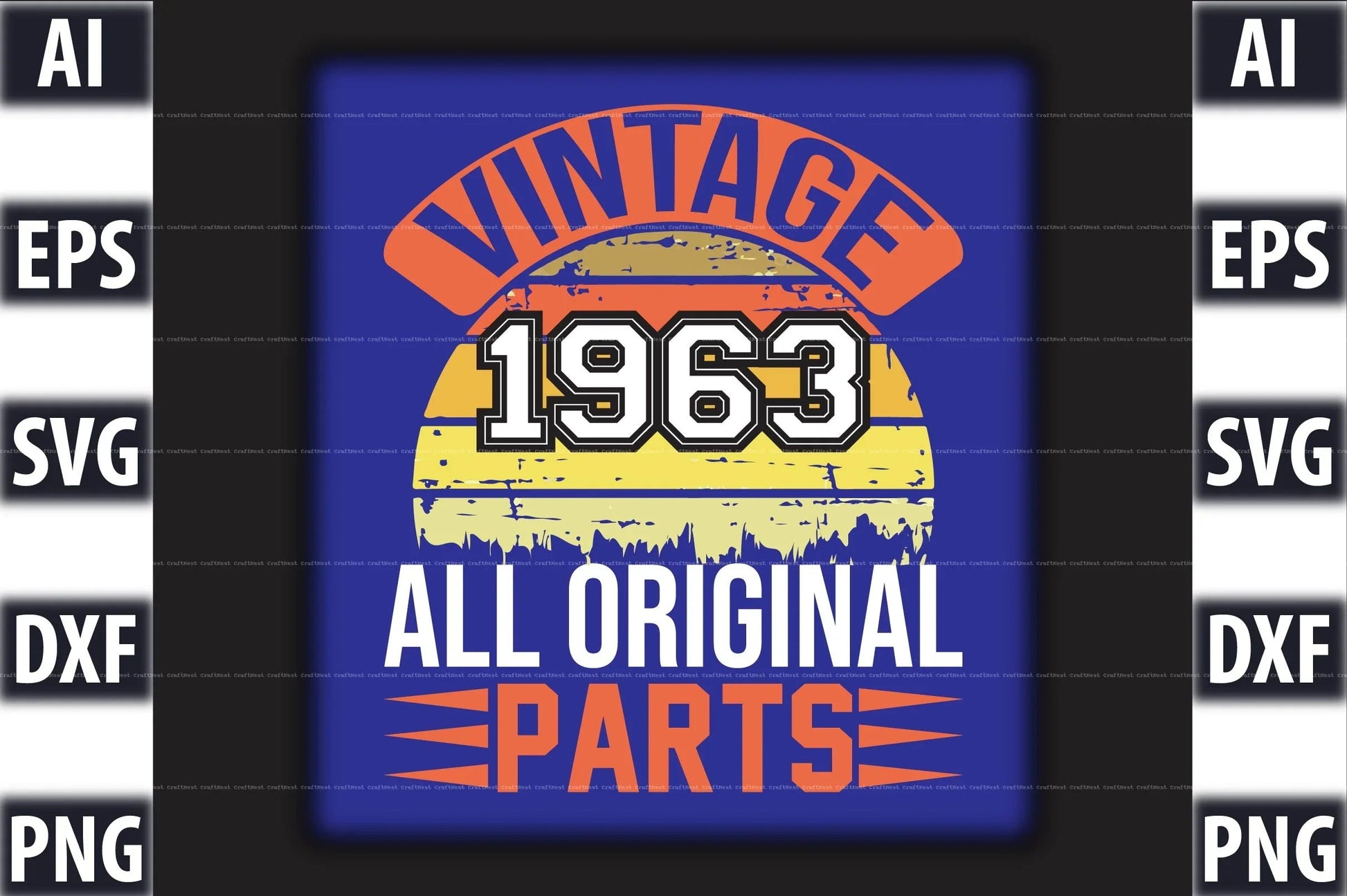 Vintage T-Shirt Design SVG Bundle 2 - CraftNest - Digital Crafting and Art