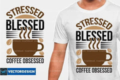 Coffee T-Shirt Design SVG Bundle 3 - CraftNest - Digital Crafting and Art