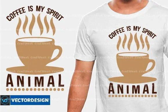 Coffee T-Shirt Design SVG Bundle 3 - CraftNest - Digital Crafting and Art