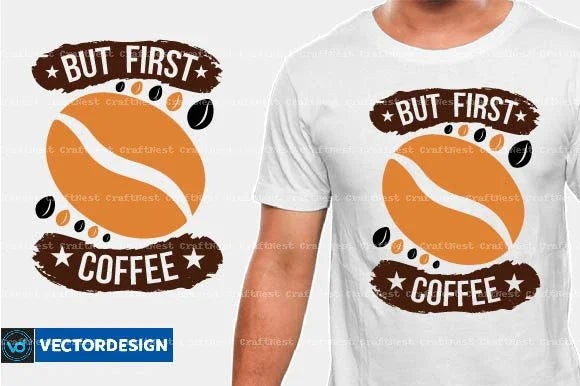 Coffee T-Shirt Design SVG Bundle 3 - CraftNest - Digital Crafting and Art