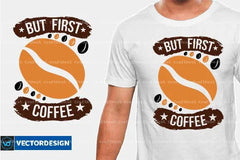 Coffee T-Shirt Design SVG Bundle 3 - CraftNest - Digital Crafting and Art