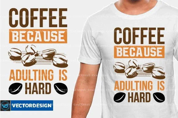 Coffee T-Shirt Design SVG Bundle 3 - CraftNest - Digital Crafting and Art