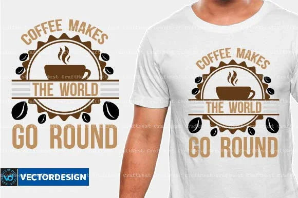 Coffee T-Shirt Design SVG Bundle 3 - CraftNest - Digital Crafting and Art