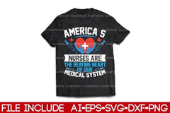 Nurse T-Shirt SVG Bundle - CraftNest - Digital Crafting and Art