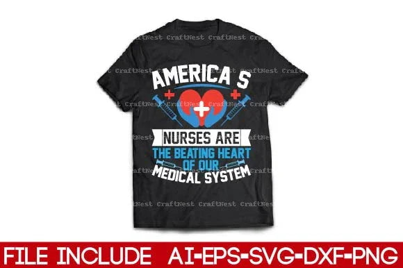 Nurse T-Shirt SVG Bundle - CraftNest - Digital Crafting and Art