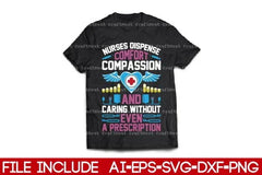 Nurse T-Shirt SVG Bundle - CraftNest - Digital Crafting and Art