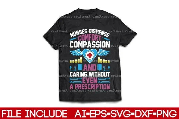 Nurse T-Shirt SVG Bundle - CraftNest - Digital Crafting and Art