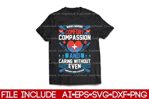 Nurse T-Shirt SVG Bundle - CraftNest - Digital Crafting and Art