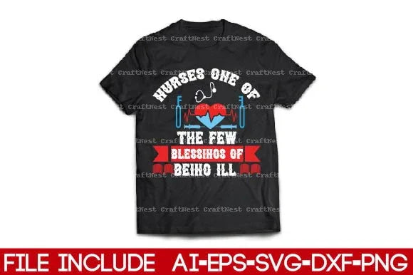 Nurse T-Shirt SVG Bundle - CraftNest - Digital Crafting and Art