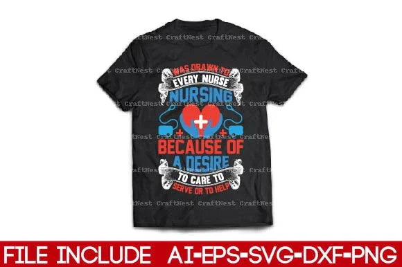 Nurse T-Shirt SVG Bundle - CraftNest - Digital Crafting and Art