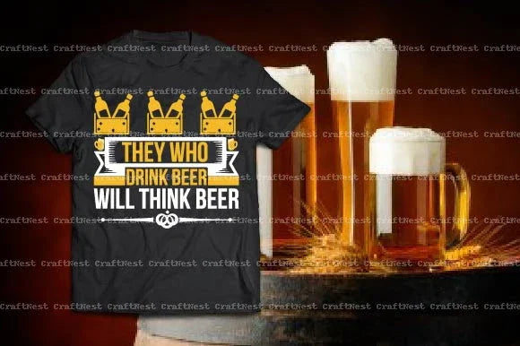 Beer T-Shirt Design SVG Bundle - CraftNest - Digital Crafting and Art