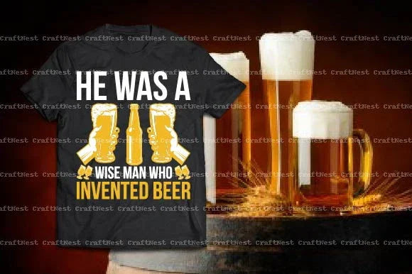 Beer T-Shirt Design SVG Bundle - CraftNest - Digital Crafting and Art