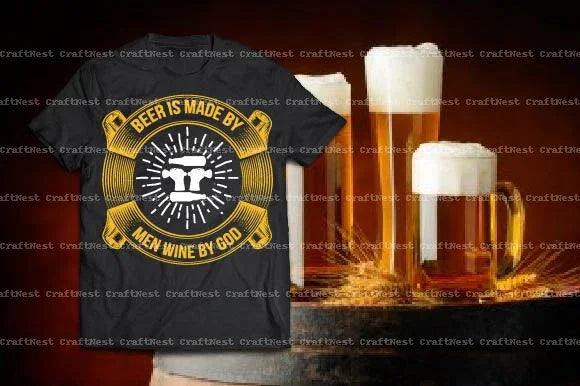 Beer T-Shirt Design SVG Bundle - CraftNest - Digital Crafting and Art