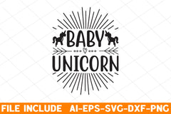 Unicorn SVG Bundle 4 - CraftNest - Digital Crafting and Art