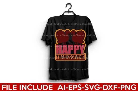 Thanksgiving T-Shirt Design SVG Bundle
