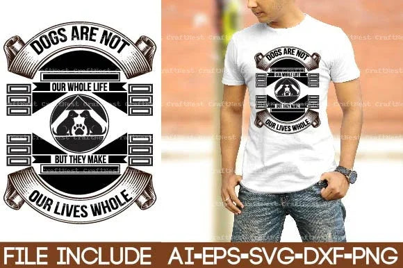 Dog T-Shirt SVG Bundle 99 - CraftNest - Digital Crafting and Art