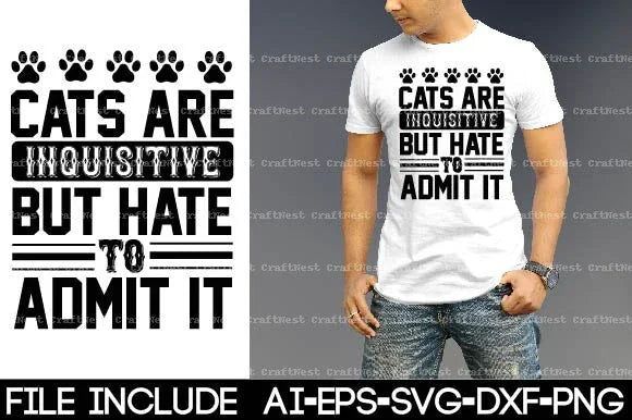 Cat T-Shirt SVG Bundle