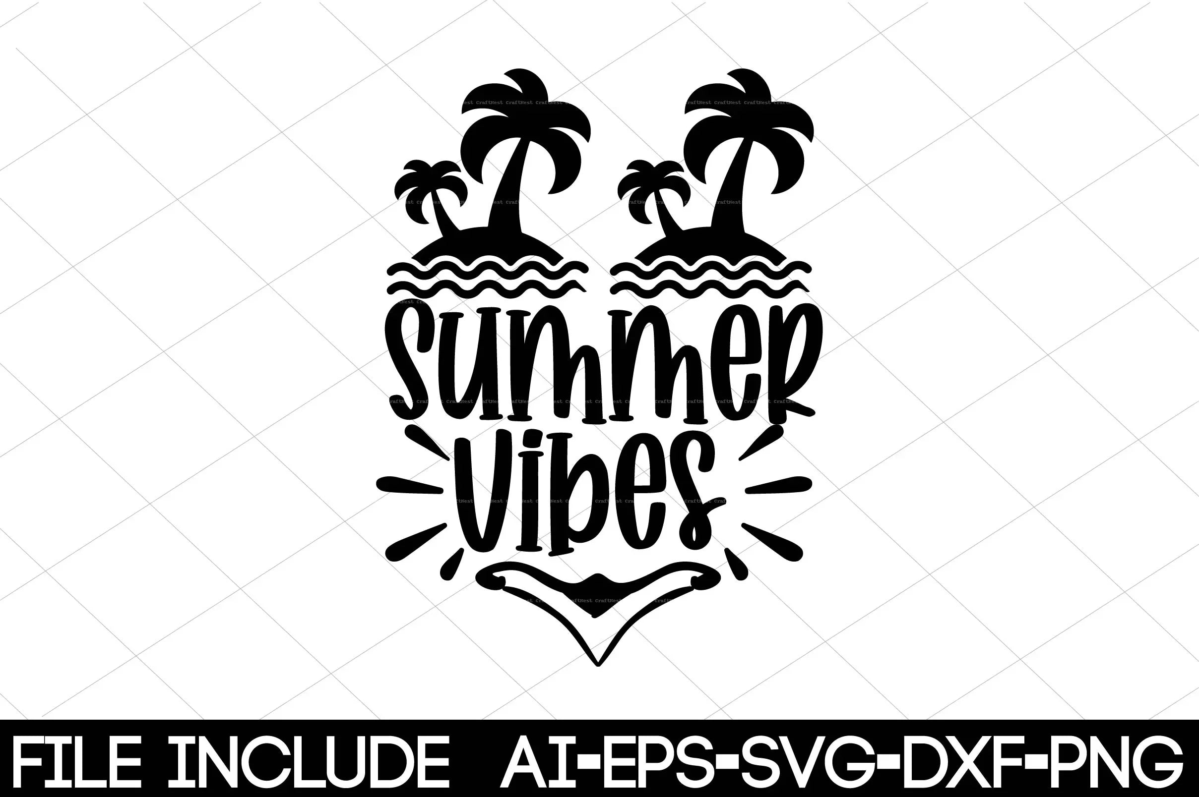 Summer Design SVG Bundle 4 - CraftNest - Digital Crafting and Art