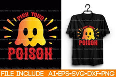 Halloween T-Shirt SVG Bundle - CraftNest - Digital Crafting and Art