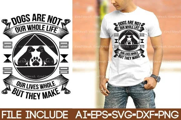 Dog T-Shirt SVG Bundle 99 - CraftNest - Digital Crafting and Art