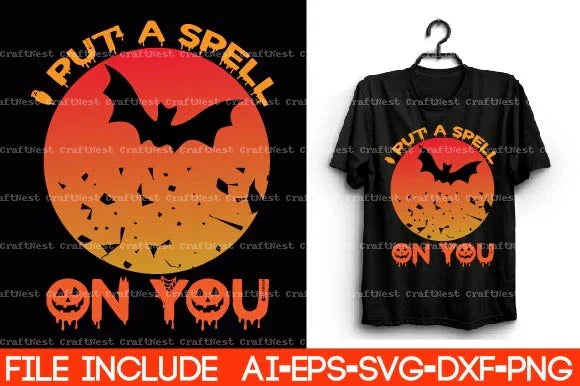 Halloween T-Shirt SVG Bundle 1 - CraftNest - Digital Crafting and Art