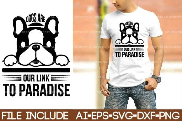 Dog T-Shirt SVG Bundle 99 - CraftNest - Digital Crafting and Art