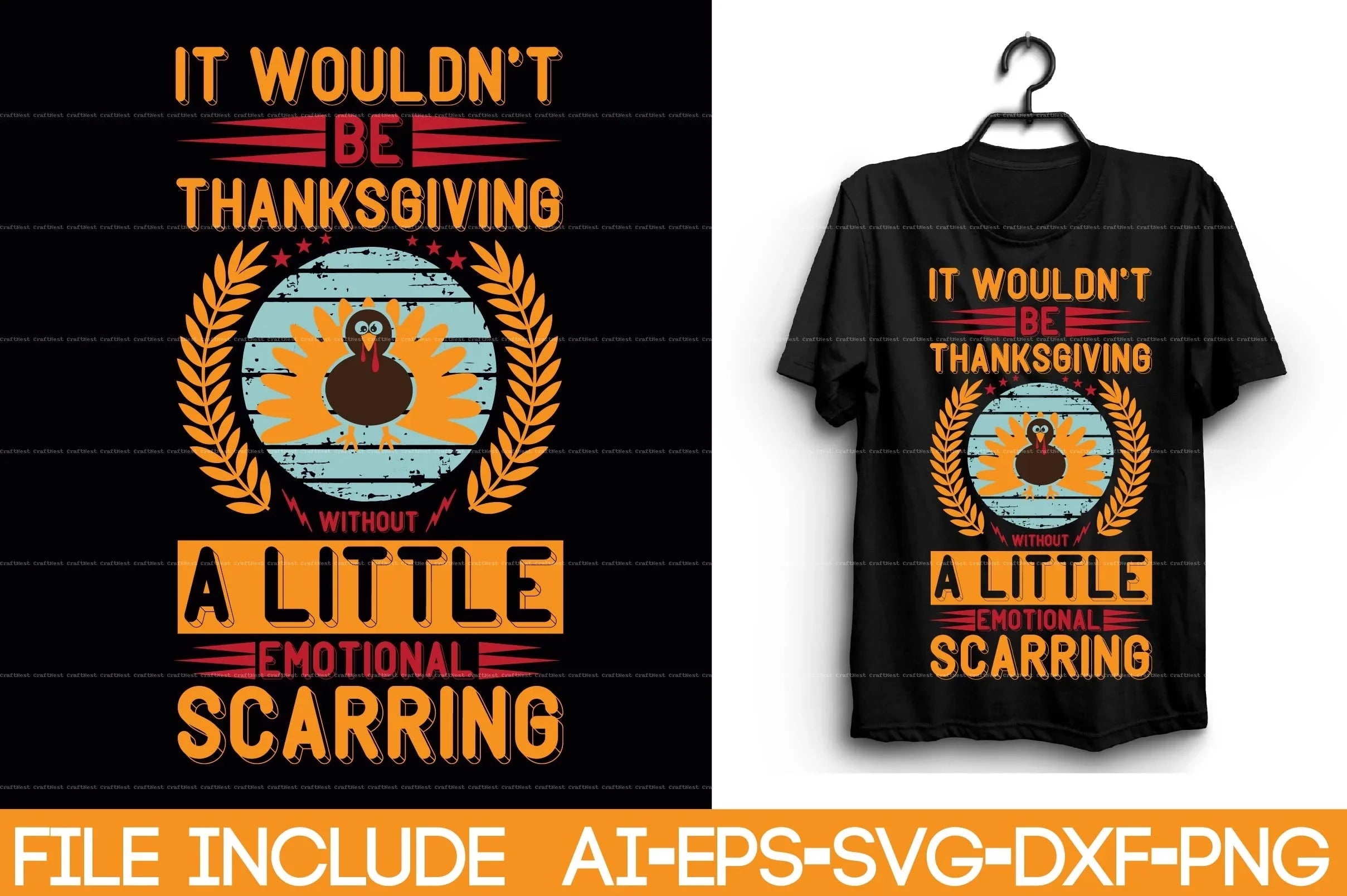 Thanksgiving T-Shirt SVG Bundle