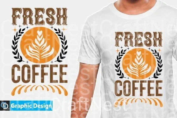 Coffee T Shirt Design 20 Bundle - CraftNest - Digital Crafting and Art