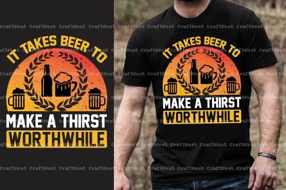 Beer T-Shirt Design SVG Bundle